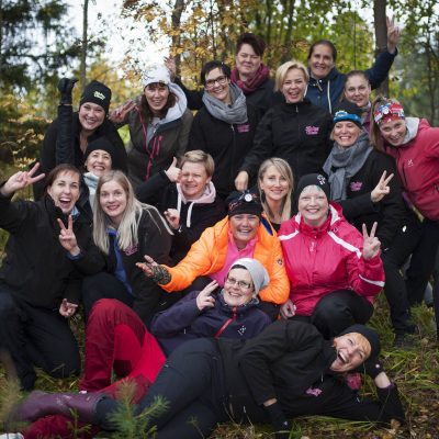 Iso ryhmä Kaupunkiseikkailun Amazing Tampere, City Hunt jälkeen